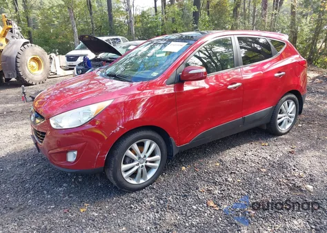 2013 Hyundai Tucson Limited из США, поврежденный, VIN KM8JUCACXDU772163